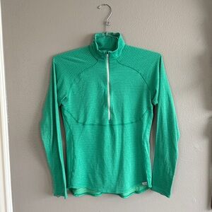Patagonia Capilene 4 Expedition Weight 1/4 Zip - Teal - M